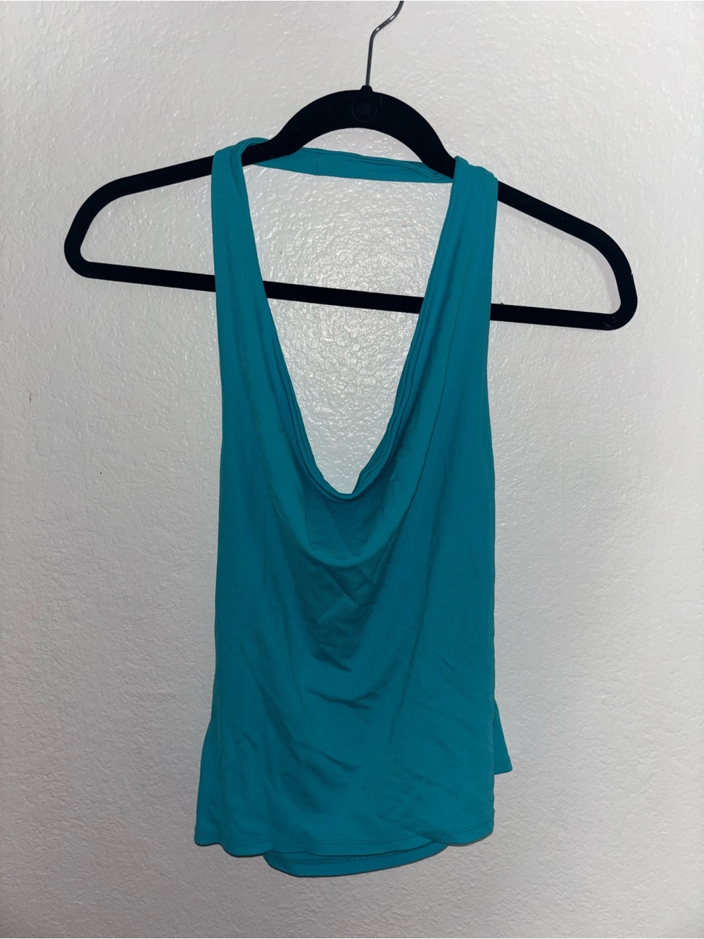 Guess Teal Draped Halter Tank Top - Women